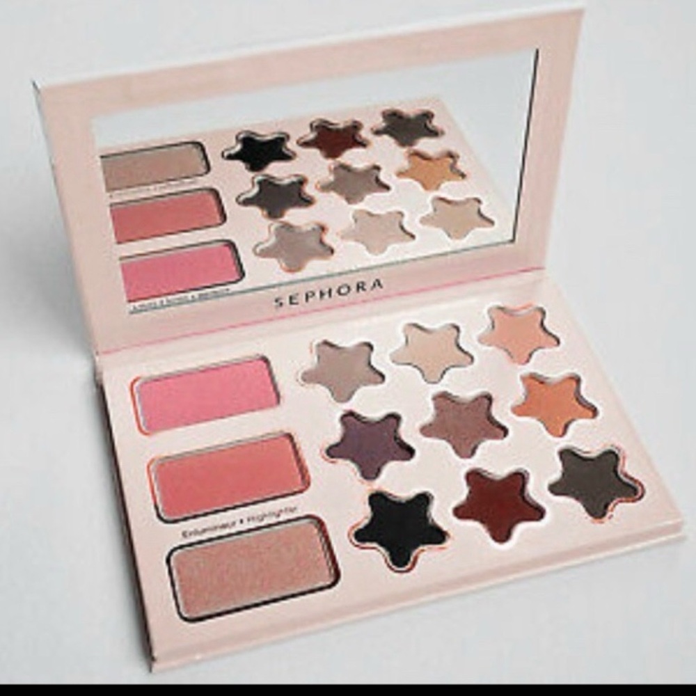 Sephora Pink & Neutral Star-Shaped Eyeshadow Palette